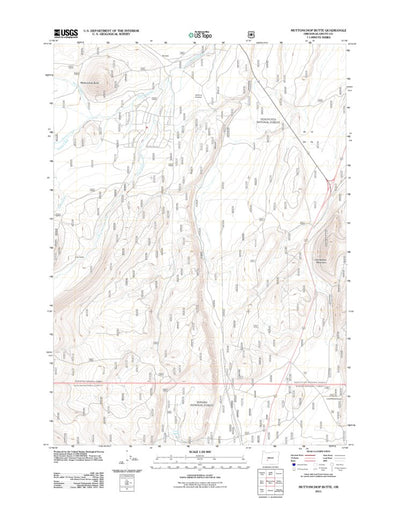 Muttonchop Butte, OR (2011, 24000-Scale) Preview 1