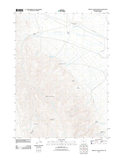 Oregon Canyon Ranch, OR (2011, 24000-Scale) Preview 1
