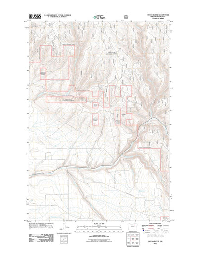 Owens Butte, OR (2011, 24000-Scale) Preview 1