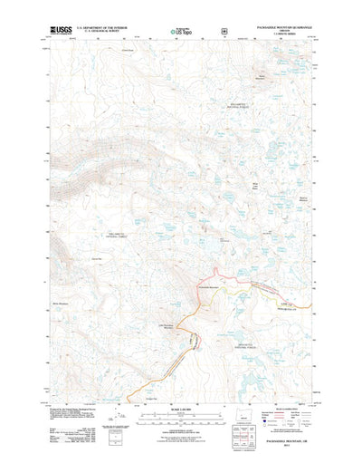Packsaddle Mountain, OR (2011, 24000-Scale) Preview 1