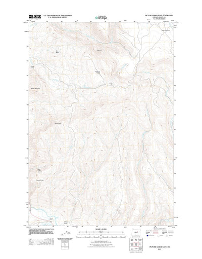 Picture Gorge East, OR (2011, 24000-Scale) Preview 1