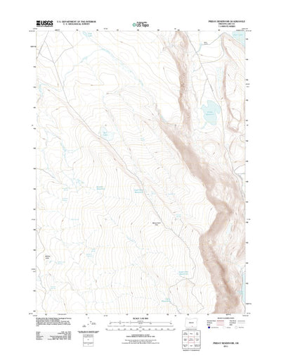 Priday Reservoir, OR (2011, 24000-Scale) Preview 1