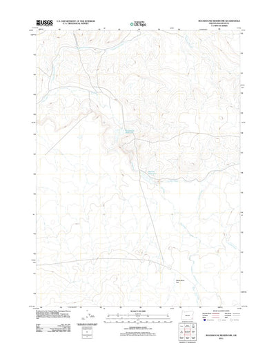 Rockhouse Reservoir, OR (2011, 24000-Scale) Preview 1