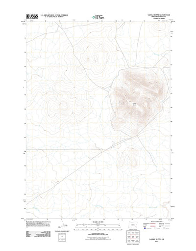 Saddle Butte, OR (2011, 24000-Scale) Preview 1