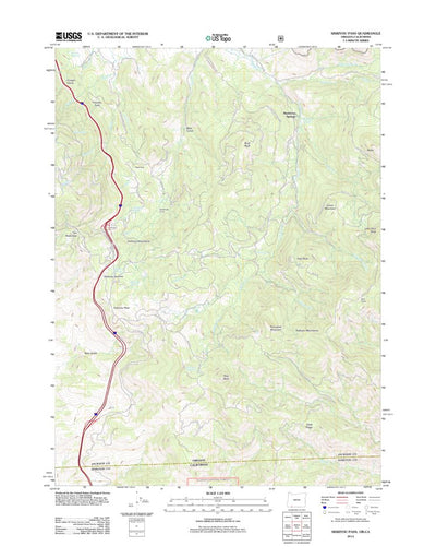 Siskiyou Pass, OR-CA (2012, 24000-Scale) Preview 1
