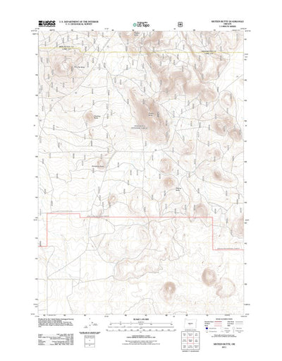 Sixteen Butte, OR (2011, 24000-Scale) Preview 1