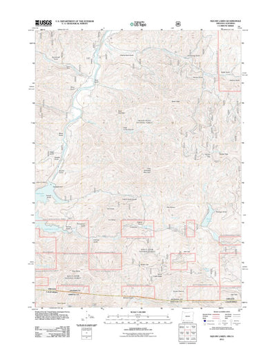 Squaw Lakes, OR-CA (2011, 24000-Scale) Preview 1