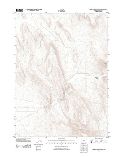 Trout Creek Canyon, OR (2011, 24000-Scale) Preview 1