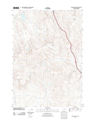 Tub Mountain, OR (2011, 24000-Scale) Preview 1