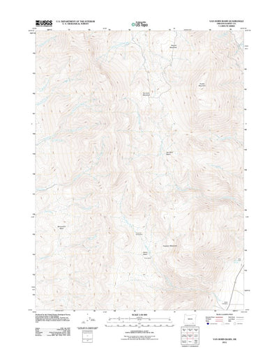 Van Horn Basin, OR (2011, 24000-Scale) Preview 1