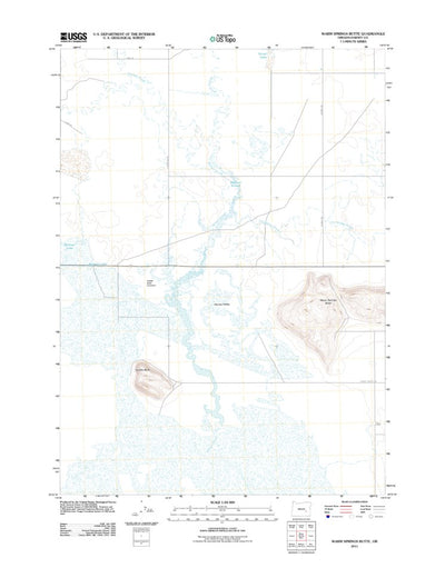 Warm Springs Butte, OR (2011, 24000-Scale) Preview 1