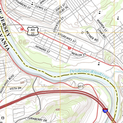 Easton, PA-NJ (2013, 24000-Scale) Preview 2