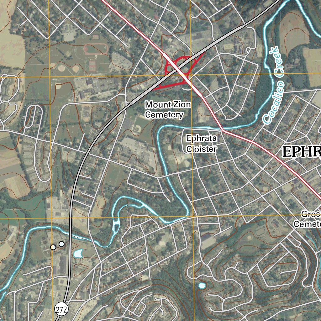 Ephrata, PA (2010, 24000Scale) map by United States Geological Survey Avenza Maps