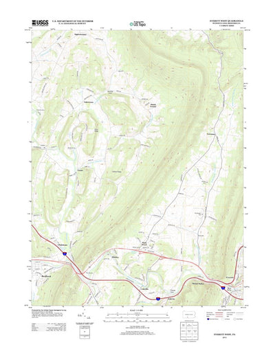 Everett West, PA (2013, 24000-Scale) Preview 1
