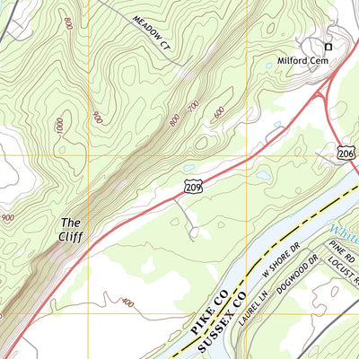 Milford, PA-NJ (2013, 24000-Scale) Preview 2