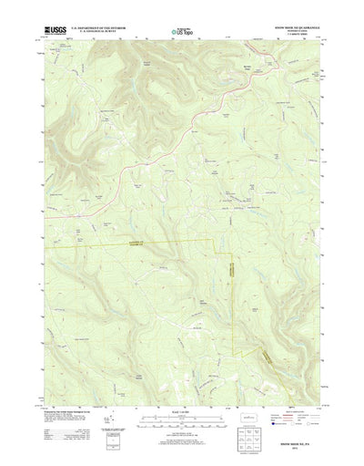 Snow Shoe NE, PA (2013, 24000-Scale) Preview 1
