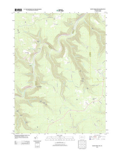 Snow Shoe NW, PA (2013, 24000-Scale) Preview 1