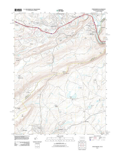 Stroudsburg, PA-NJ (2011, 24000-Scale) Preview 1