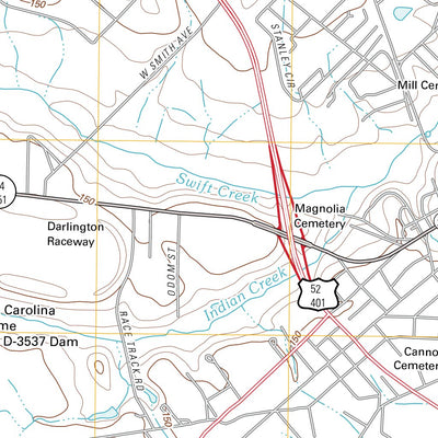 Darlington West, SC (2011, 24000-Scale) Preview 3