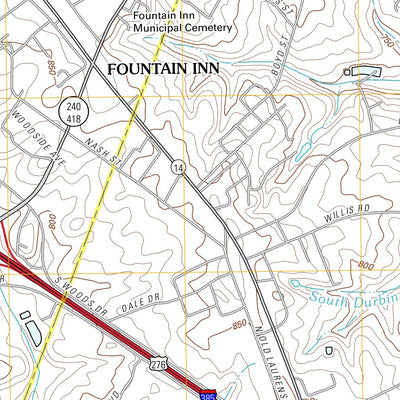 Fountain Inn, SC (2011, 24000-Scale) Preview 2