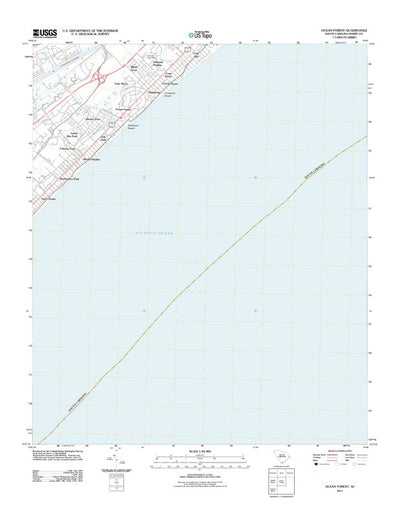 Ocean Forest, SC (2011, 24000-Scale) Preview 1