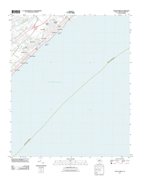 Ocean Forest, SC (2011, 24000-Scale) Preview 1