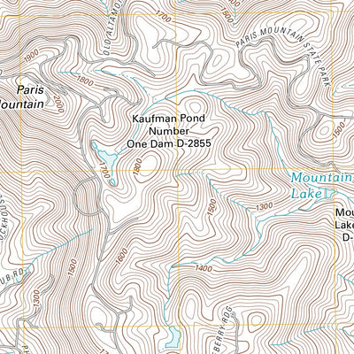 Paris Mountain, SC (2011, 24000-Scale) Preview 3