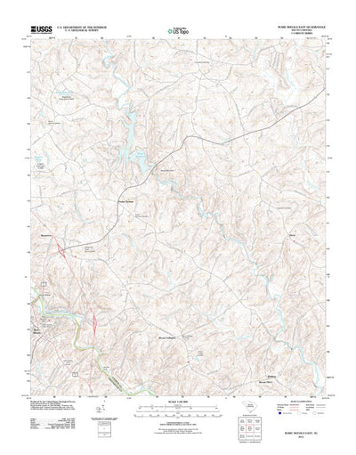 Ware Shoals East, SC (2011, 24000-Scale) Preview 1