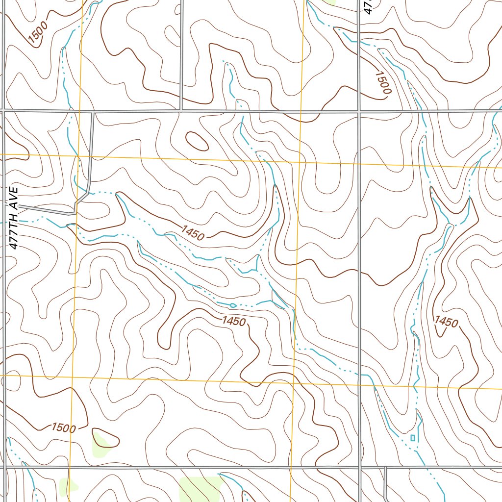 Nw Map Scale Alcester NW, SD (2012, 24000-Scale) Map by United States Geological ...