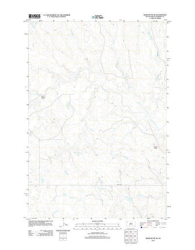 Bams Butte SE, SD (2012, 24000-Scale) Preview 1