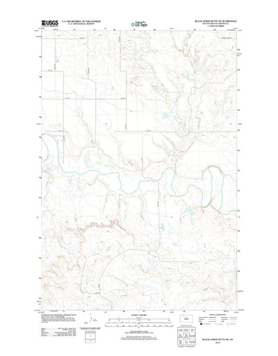 Black Horse Butte NE, SD (2012, 24000-Scale) Preview 1