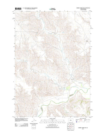 Cherry Creek NW, SD (2012, 24000-Scale) Preview 1