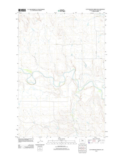 Cottonwood Creek NE, SD (2012, 24000-Scale) Preview 1