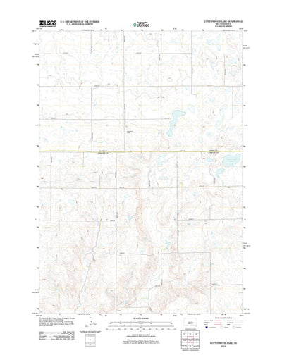 Cottonwood Lake, SD (2012, 24000-Scale) Preview 1