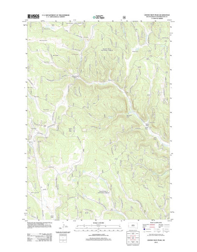 Crows Nest Peak, SD (2012, 24000-Scale) Preview 1