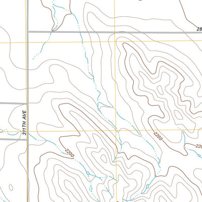 Dog Ear Buttes, SD (2012, 24000-Scale) Preview 2