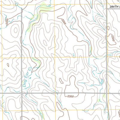 Dog Ear Buttes, SD (2012, 24000-Scale) Preview 3