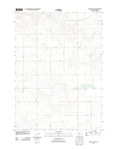 Dog Ear Lake, SD (2012, 24000-Scale) Preview 1