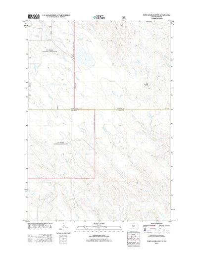 Fort George Butte, SD (2012, 24000-Scale) Preview 1