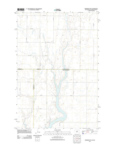 Frederick NW, SD-ND (2012, 24000-Scale) Preview 1