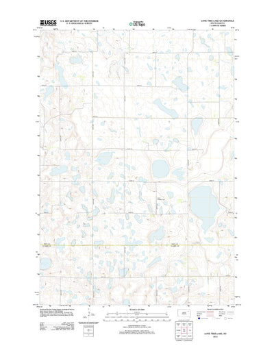 Lone Tree Lake, SD (2012, 24000-Scale) Preview 1