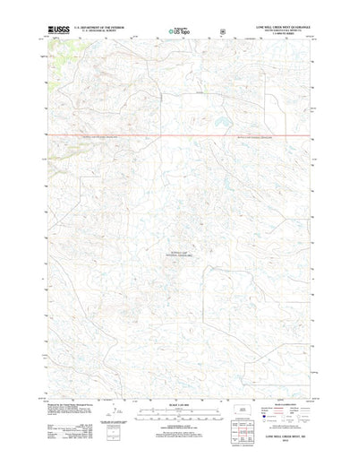Lone Well Creek West, SD (2012, 24000-Scale) Preview 1