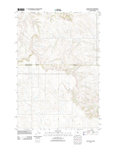 Mahto NW, SD-ND (2012, 24000-Scale) Preview 1