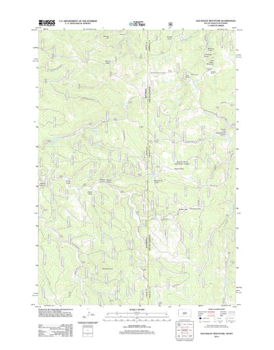 Old Baldy Mountain, SD-WY (2012, 24000-Scale) Preview 1
