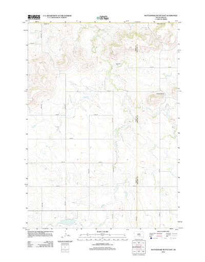 Rattlesnake Butte East, SD (2012, 24000-Scale) Preview 1