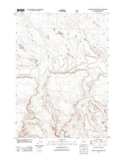 School Section Butte, SD (2012, 24000-Scale) Preview 1