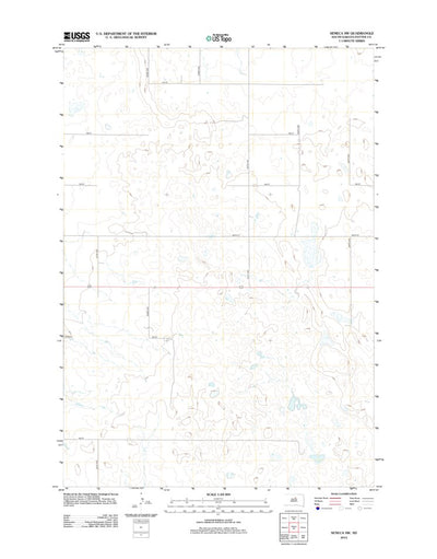 Seneca SW, SD (2012, 24000-Scale) Preview 1