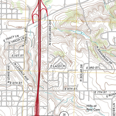 Sioux Falls East, SD (2012, 24000-Scale) Preview 2