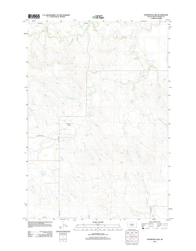 Thompson Lake, SD (2012, 24000-Scale) Preview 1