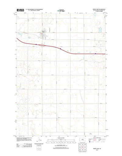 White Lake, SD (2012, 24000-Scale) Preview 1